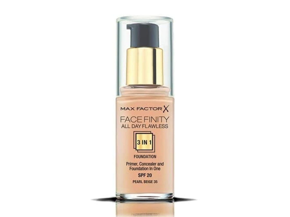 Facefinity 3em1 Primer, Corretor & Base #35-beige Pérola 30 Ml