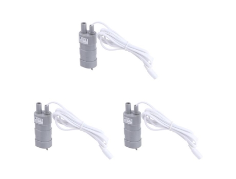 Bomba Submersível - VORCOOL - 3pcs 10L - m 12V - Aquários, Fontes, Lagoas VORCOOL