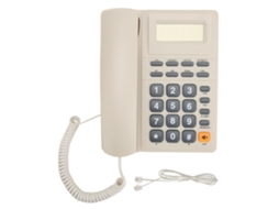 Telefone Fixo com Id Chamada LAXISCREED Branco