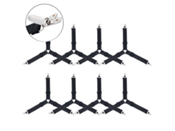 Lurelia Suportes Para Lençol Elástico Triângulo Resistente Colcha Colchão Cama Metal Borracha