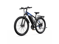 C29l Bicicleta Elétrica 750w, 48v15ah×2, Rodas 29", Freios Hidráulicos Azul preto DUOTTS