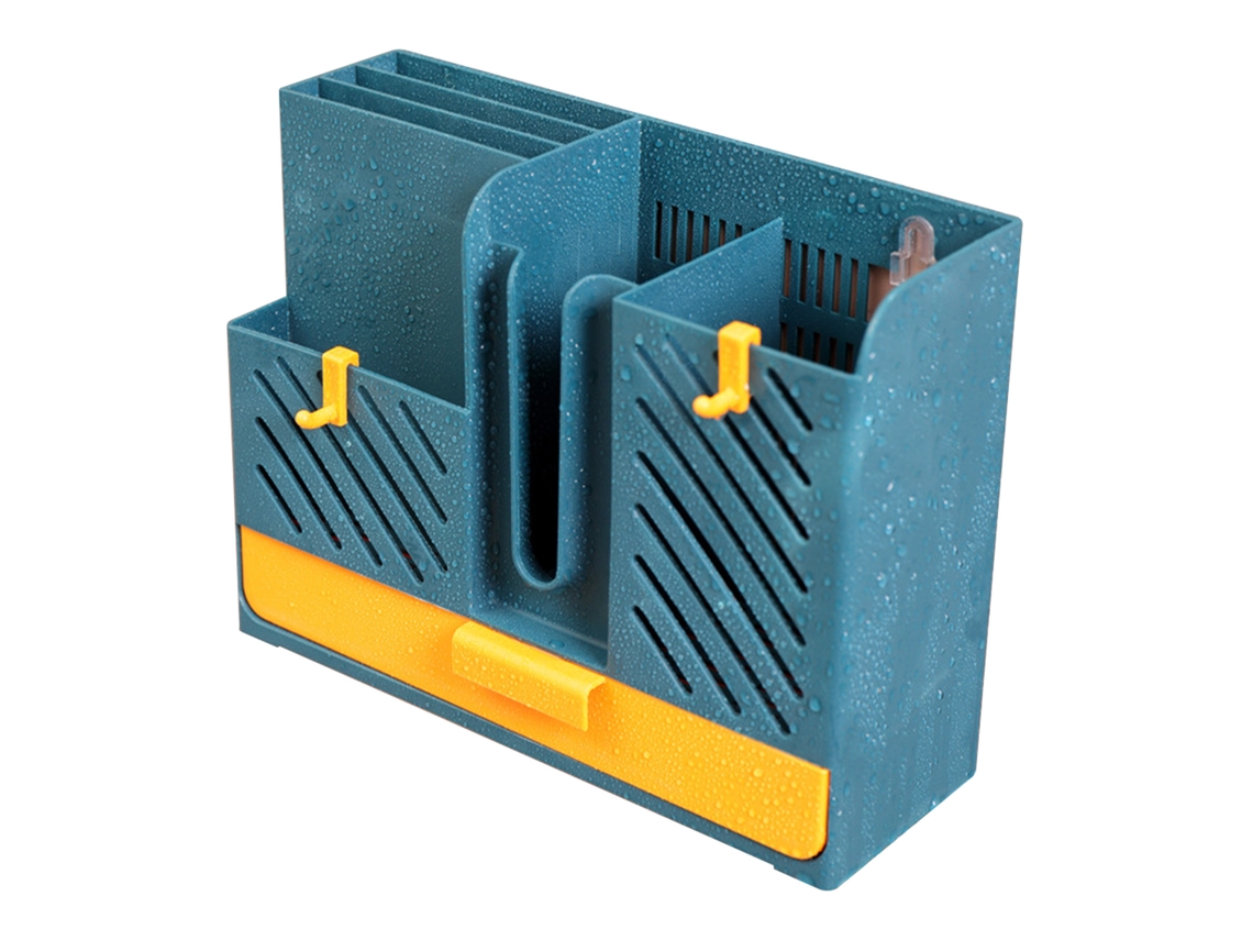 Suporte de Parede para Utensílios de Cozinha Azul S/MARCA