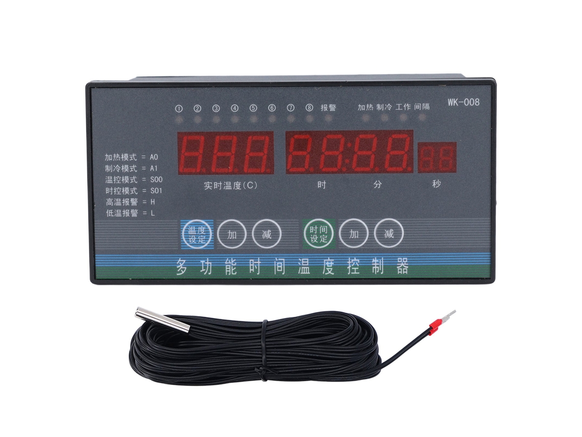 Controlador de temperatura com sonda 8 saídas termostato inteligente automático para estufa fazenda S/MARCA