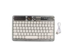 2026 teclado Mini Sem Fio Rgb Bluetooth Retro