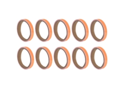 10pcs Fita Luminosa Autoadesiva Fosforescente Anti deslizanteadesiva 1.2cmx3m Laranja