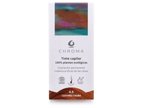 Tintura de cabelo orgânica 100 ml CHROMA