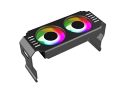 Radiador Para Cpu Com Duas Ventoinhas De 120 Mm