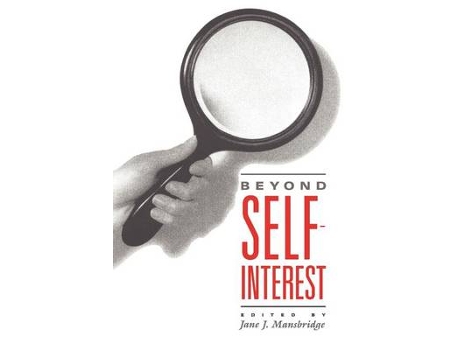 Livro beyond self-interest de jane j. mansbridge (inglês)