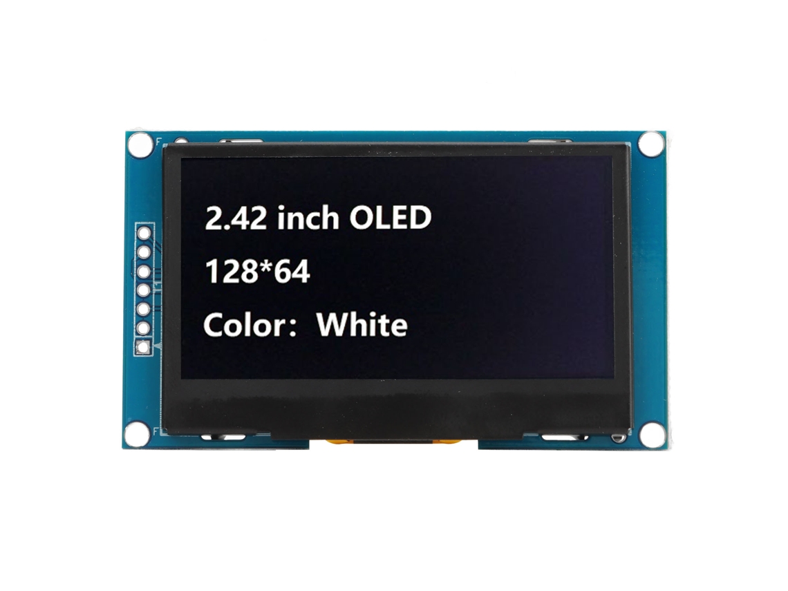 Monitor Laxiscreed De 2.42 Polegadas Com Porta Spi Para Exibição De Dados De Alta Qualidade