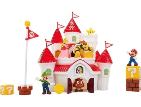 Conjunto Figuras e Castelo Super Mario Bros (Idade minima recomendada: 6 anos)