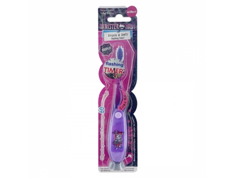 TINOKOU Escova de Dentes Iluminada Monster High para Crianças com Ventosa Multicor