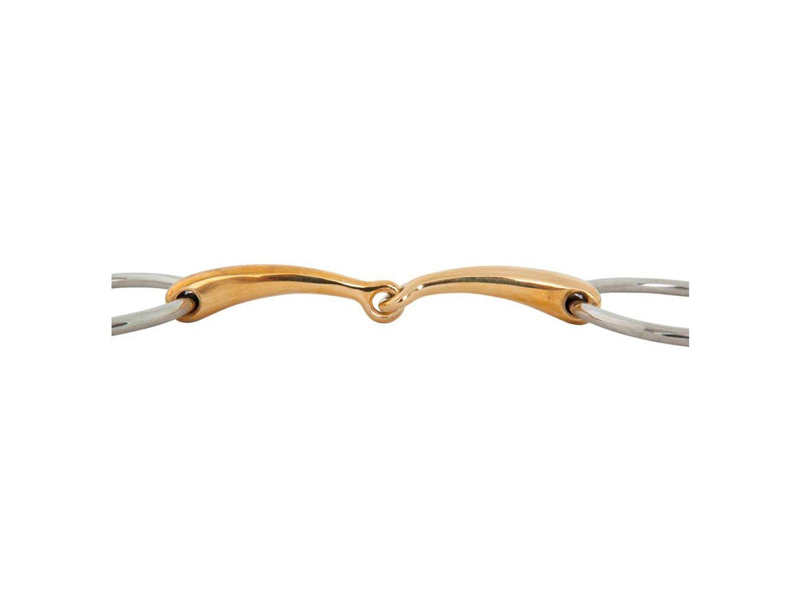 Br Single Jointed Loose Ring Snaffle Soft Contact 16 Mm Ring 70 Mm