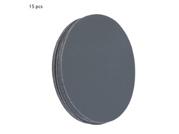 15 Folhas De Lixa Redonda 5 Polegadas 1500 Grit Para Lixamento E Polimento Lixa Abrasiva