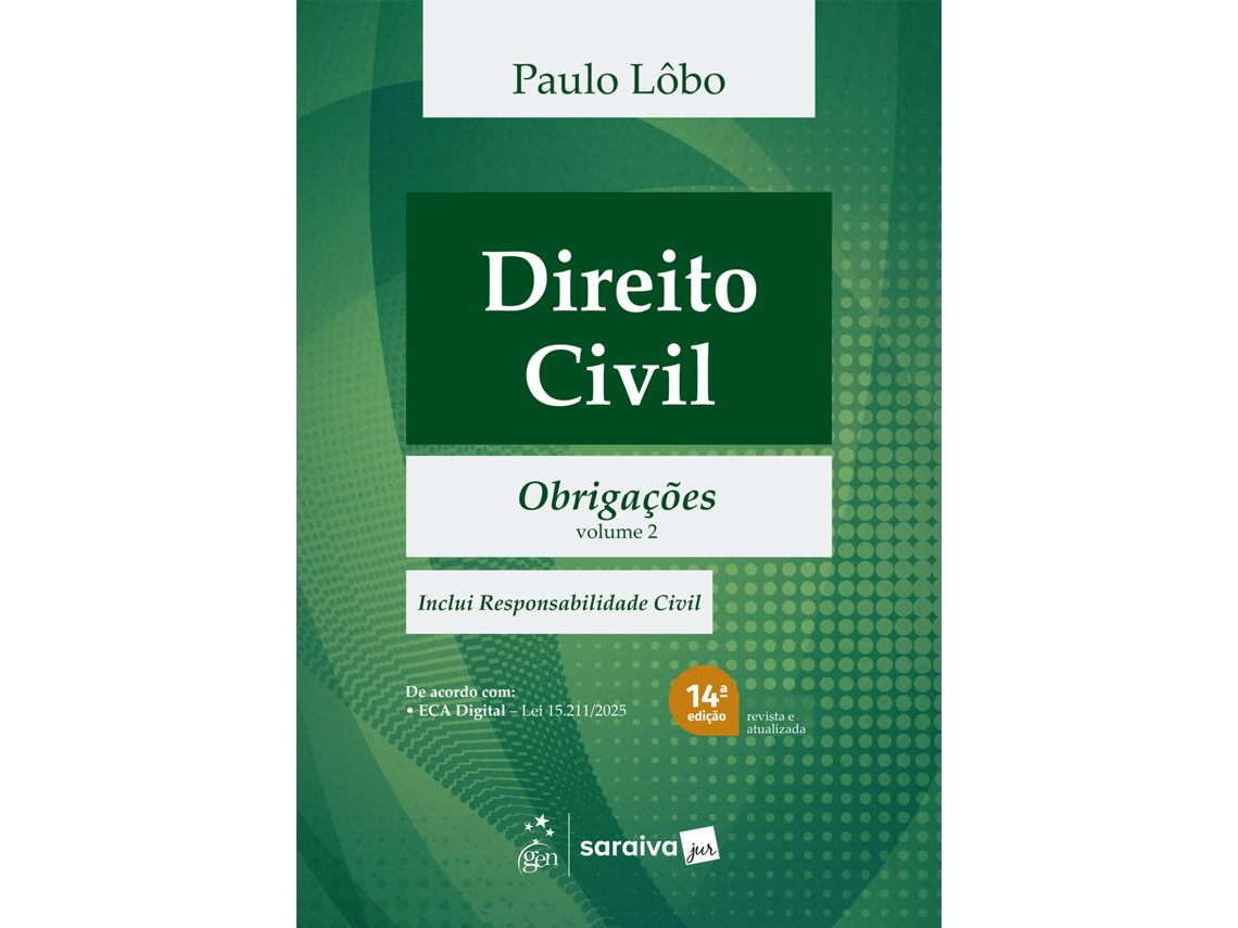 Livro Direito Civil - Obrigações - Vol.2 - 14 Edição 2026 De Paulo Lôbo (português)