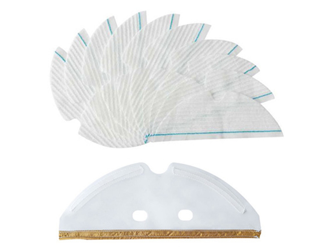 Aspirador de pó mop pano para xiaomi roborock s50 s55 s6 t6 substituição descartável esfregar panos almofadas Accessories-11Pcs
