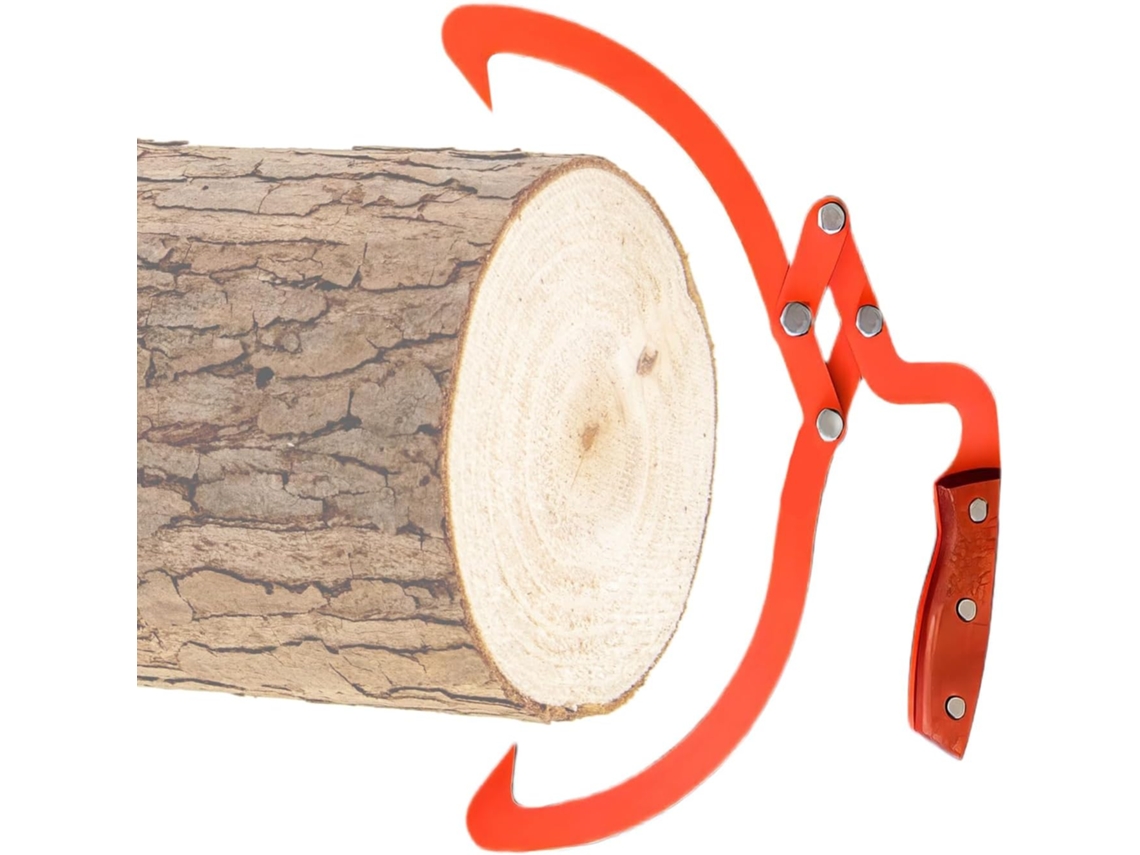 Grampos Para Toras – De Aço Inoxidável 20 Polegadas, Ferramenta Robusta Com 2 Garras, Equipamento Versátil Para Manuseio
