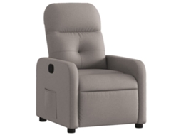 Recliner Chair, Recliner Chairs Vidaxl Cinzento-acastanhado Tecido