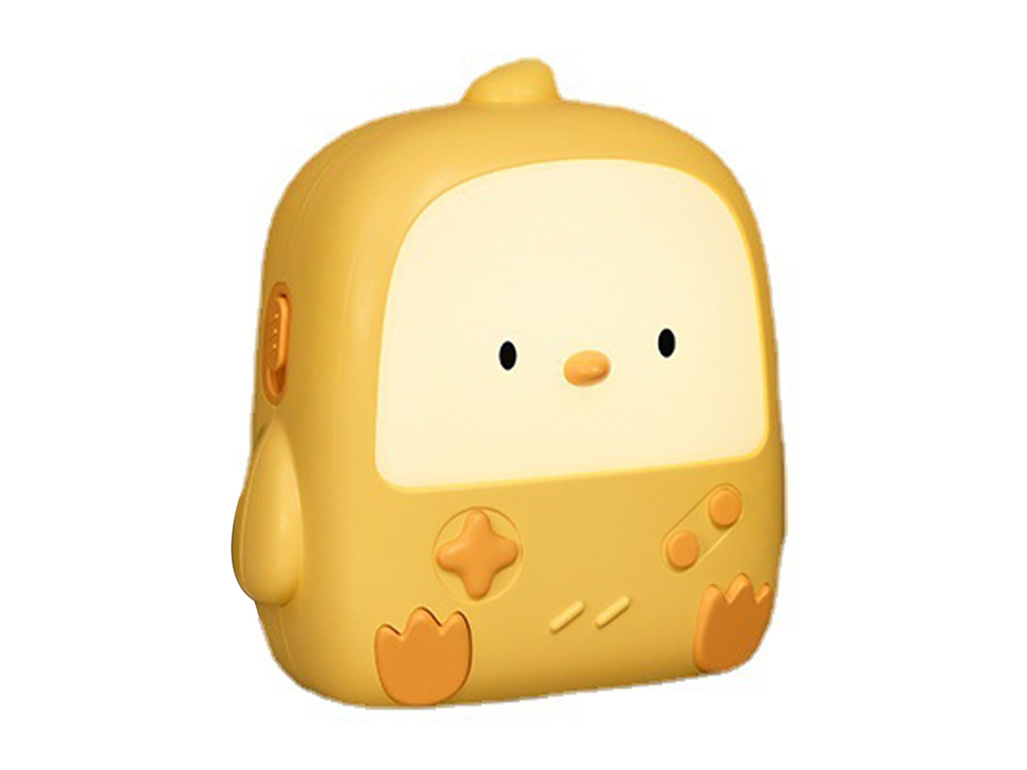 Lâmpada de noite led frango carregável usb ajustável luz adormecimento animal fofo S/MARCA