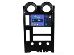 Auto Rádio Carro Bluetooth Autoradio 8GB RAM 128G ROM CarPlay Navegação GPS Ecrã Táctil RoverOne para Hummer H2 2002-2007  