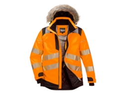 Parka De Inverno De Alta Visibilidade Pw3 / Laranja Preto / M Portwest