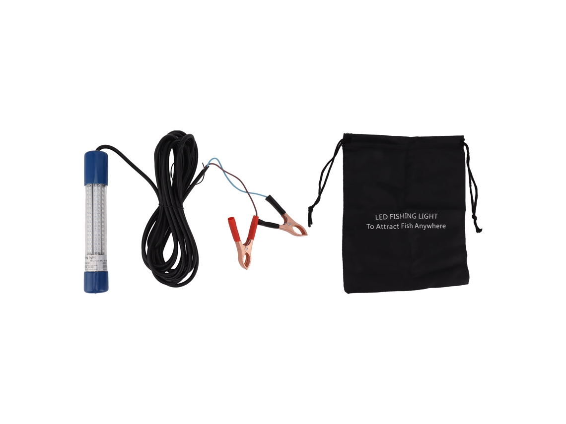 Luz de Pesca Subaquática LED Verde IP68 Impermeável 15w 6000lm para Estanque Lago Pesca Noturna S/MARCA