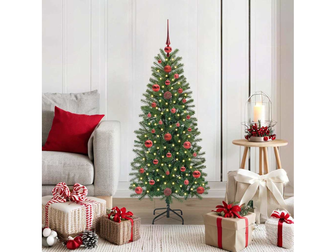 Vidaxl Árvore De Natal Artificial Verde 120 Cm Pe E Pvc
