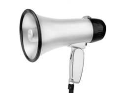 Alto Falante Portátil Megafone, Alto Falante Externo, Alto Falante De Gravação De Alta Potência Olysi Shop (pacote Com 1, Prata)