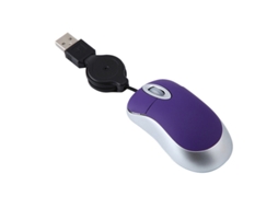 Rato Yizhood Cabo Usb Retrátil Bluetooth Rgb Lovely Mini Com Fios Cabo Usb Retrátil Para Escritório Computador Portátil Pc Laptop Gaming Roxo