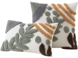 Capa de Almofada Decorativa em Estilo Boêmio para a Casa. Possui Zíper Invisível, É Fácil CHABERLU
