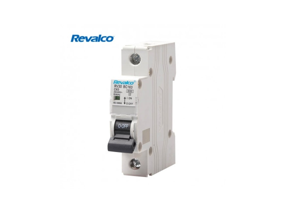 Disjuntor ResidencialTerciário REVALCO 1P 6A C 6Ka REVALCO