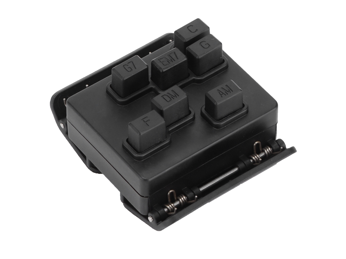 Treinador de Acordes para Guitarra e Ukulele, Botão, Ferramentas Extras para Tocar, Clipe para Peças de Instrumentos de Corda AQUAFORGE