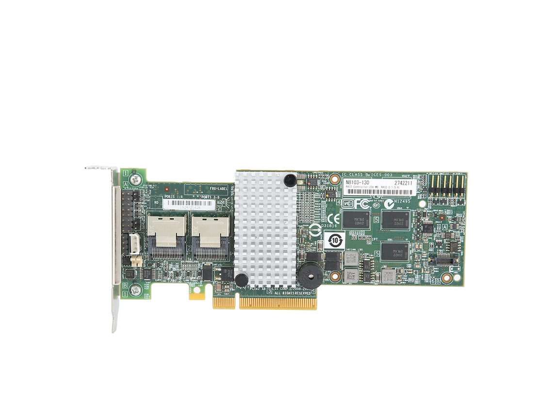 Placa De Controlador Raid Lsi 9264-8i M8103 Pcie 6gbps 256m Com Suporte A Raid0 1 5 6
