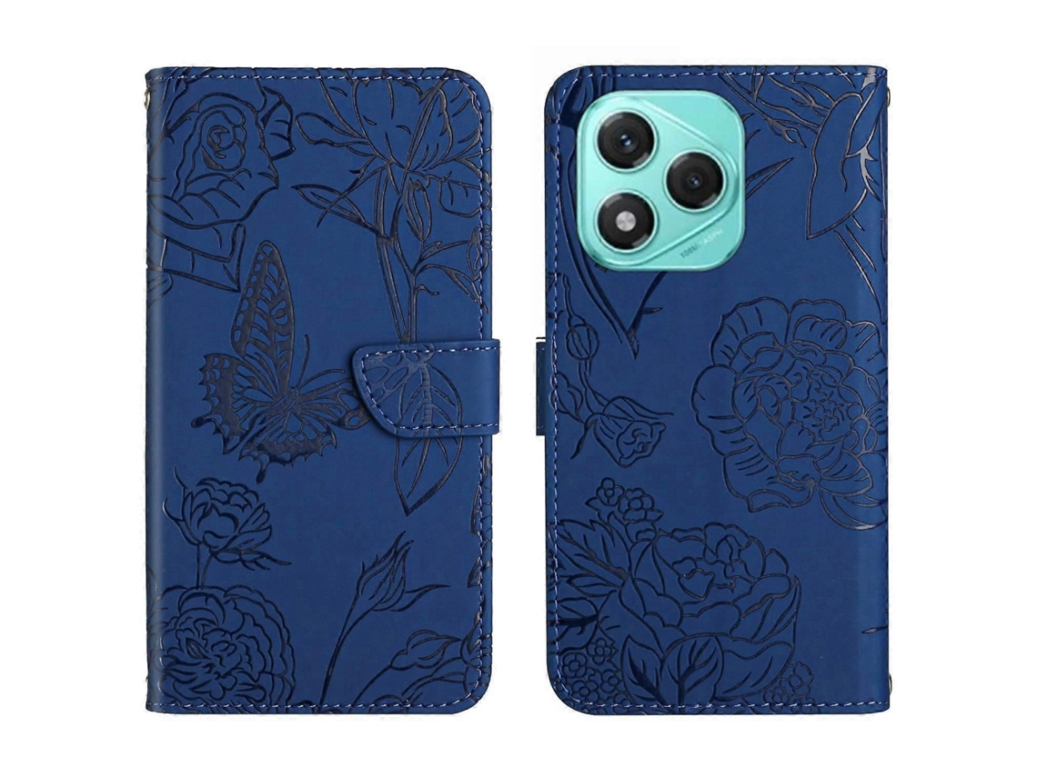 Capa De Couro Com Estampa De Borboleta E Flip Para Honor 400 Lite Ht03