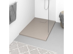 Wc Base de Chuveiro Duche Smc 100X70 Cm Castanho