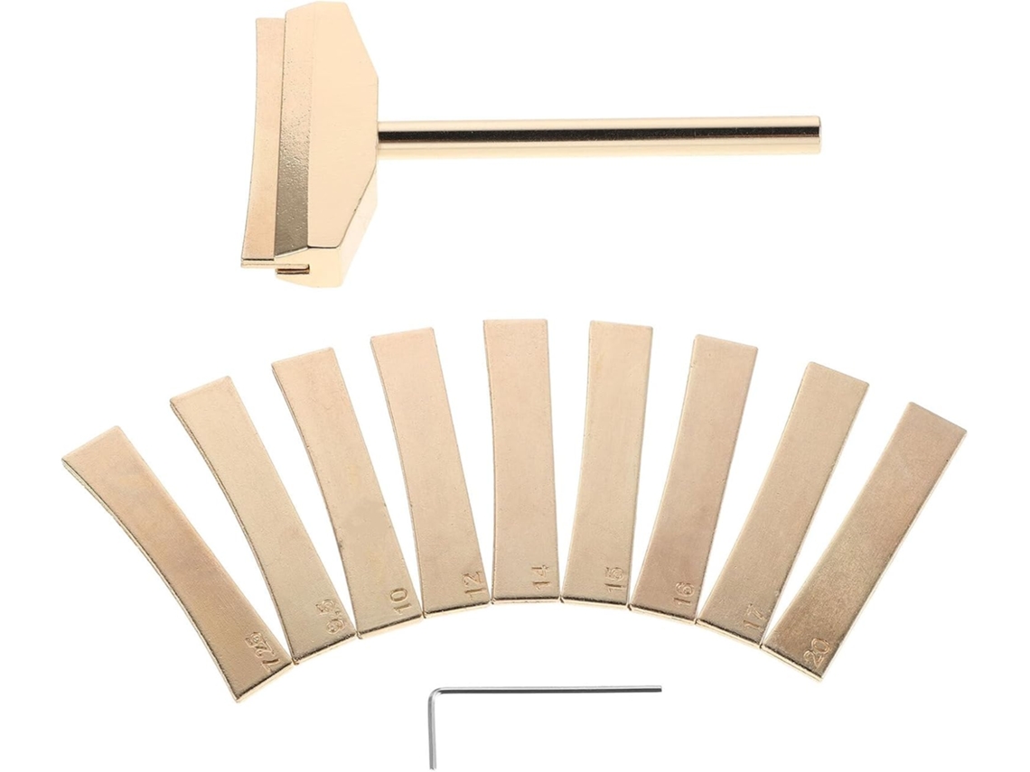 Fret Press Tool Para Baixo E, Acessórios Para Fabricação De Guitarras E