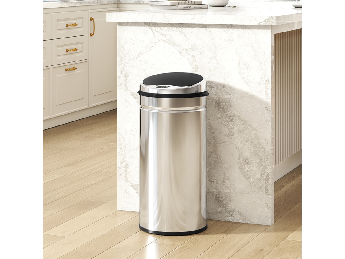 42 L Sensor Rubbish Bin, Automatic Waste Bin, Rustproof Kitchen Bin With Infrared Sensor, For Kitchen, Dining Room