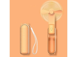 Mini Ventilador De Mão, Dobrável Portátil Com Bateria Externa, Bolso Pequeno Recarregáve L Via Usb