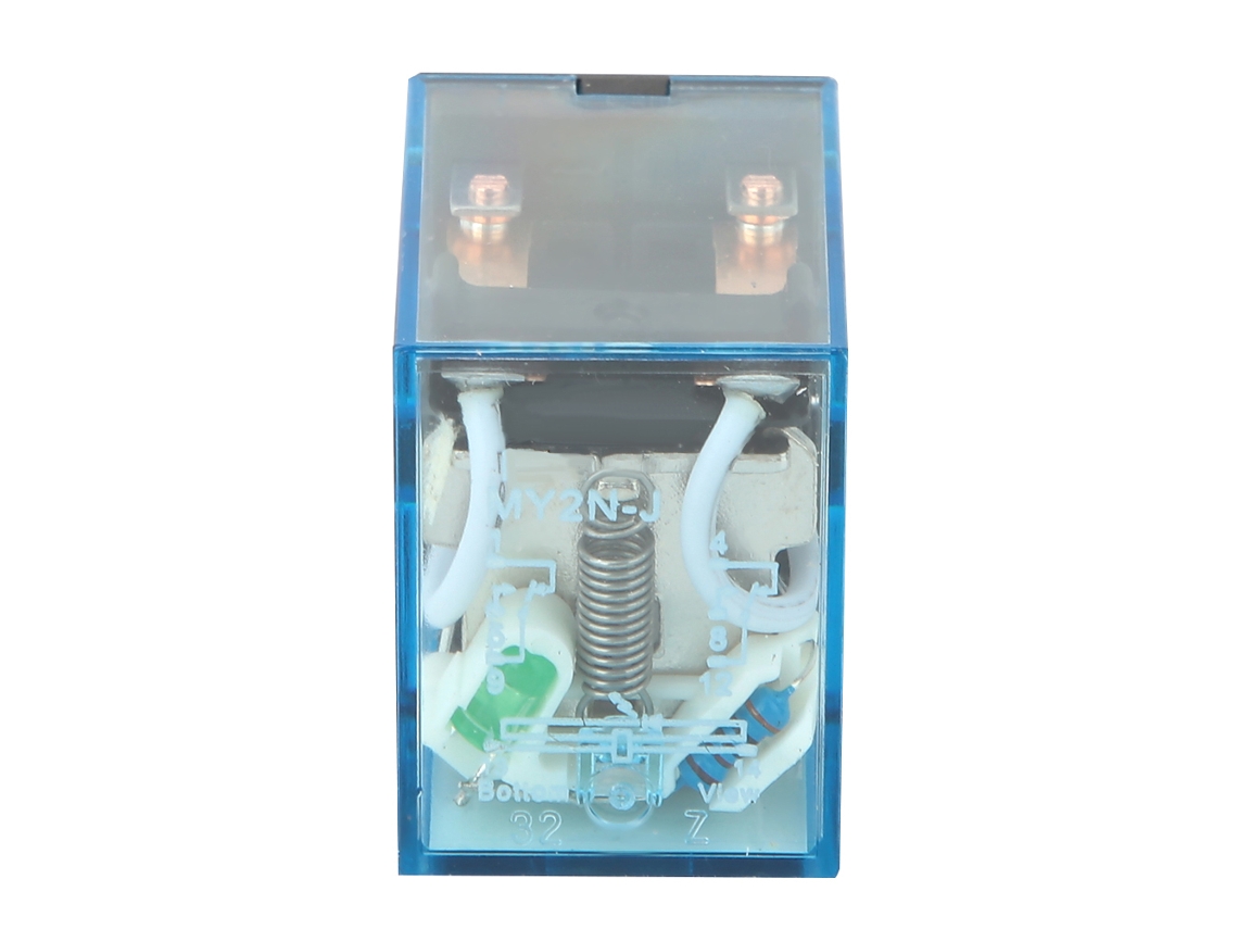 Relé Electromagnético Intermediário My2n j 8 Pinos Dpdt 10a 12vdc
