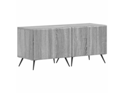 Vidaxl Gabinete Para Tv Sonoma Cinzento Derivados De Madeira