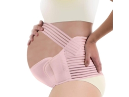 Cinturón de Apoyo para Embarazadas Suave Elástico Transpirable Ajustable Tdexxl Rosa XXL