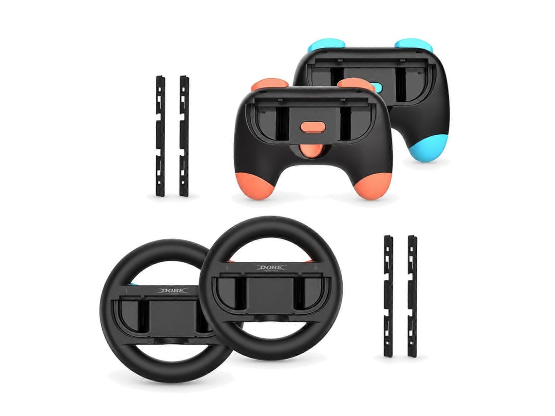 Volante De Corrida 4 Em 1 E Manoplas Para Switch