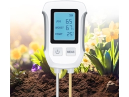 Analisador De Solo 3 Em 1, Medidor Umidade Digital E Ph Com Luz Fundo Para Jardinagem Agricultura. Aquaforge