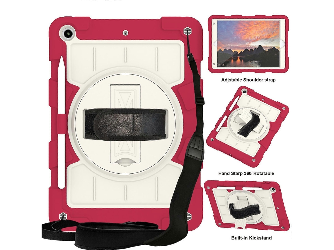 Capa de silicone híbrida à prova de choque Webake para tablet com alça de ombro
