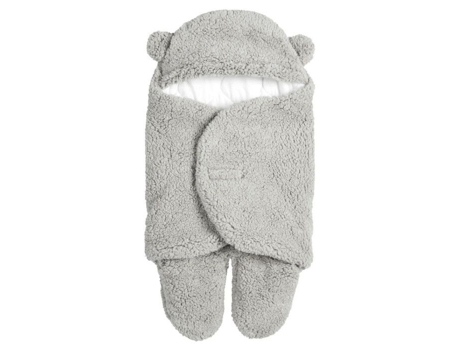 Protetor de Pés Polar “urso” 76cm Cinza Tom Et Zoe