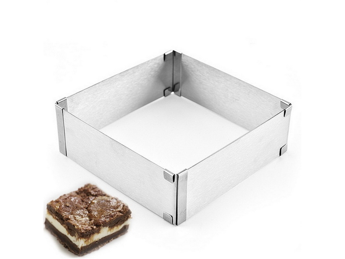 Forma Para Bolo (ajustável Para 6-12 Polegadas, Aço Inoxidável) Eoocoo