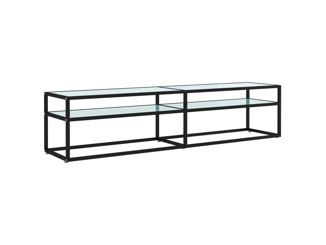 Tv Cabinet, Tv Cabinets Vidaxl Branco Vidro (n/a)