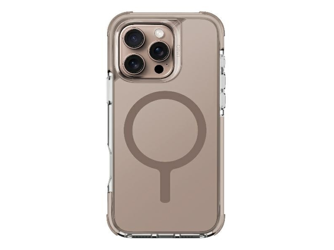 Capa para iPhone 16 Pro Max UNIQ Pele Sintética Dourado