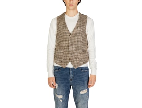 Colete De Homem Gianni Lupo Beige Bege (xl)