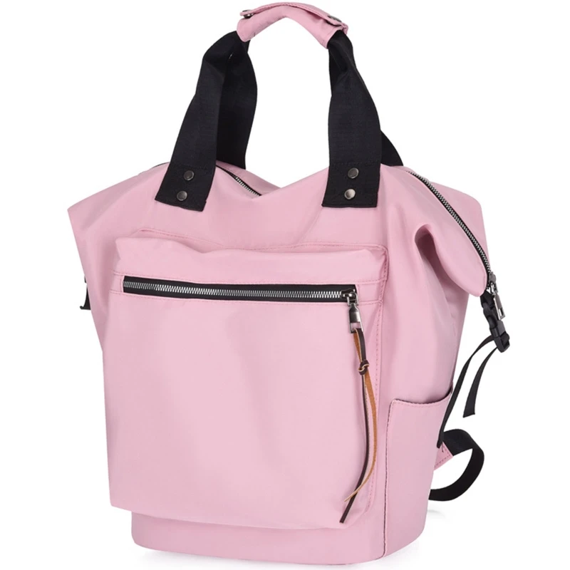 Mochila Escolar, Feminina, Juvenil, Nylon, Grande Capacidade, Uso Diário, Aulas