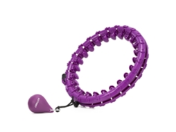Hula Hop De Exercícios Cardiáticos, Com Peso E Acessórios Que Massageiam O Corpo… Tudo Isso Em Tons De Roxo.
